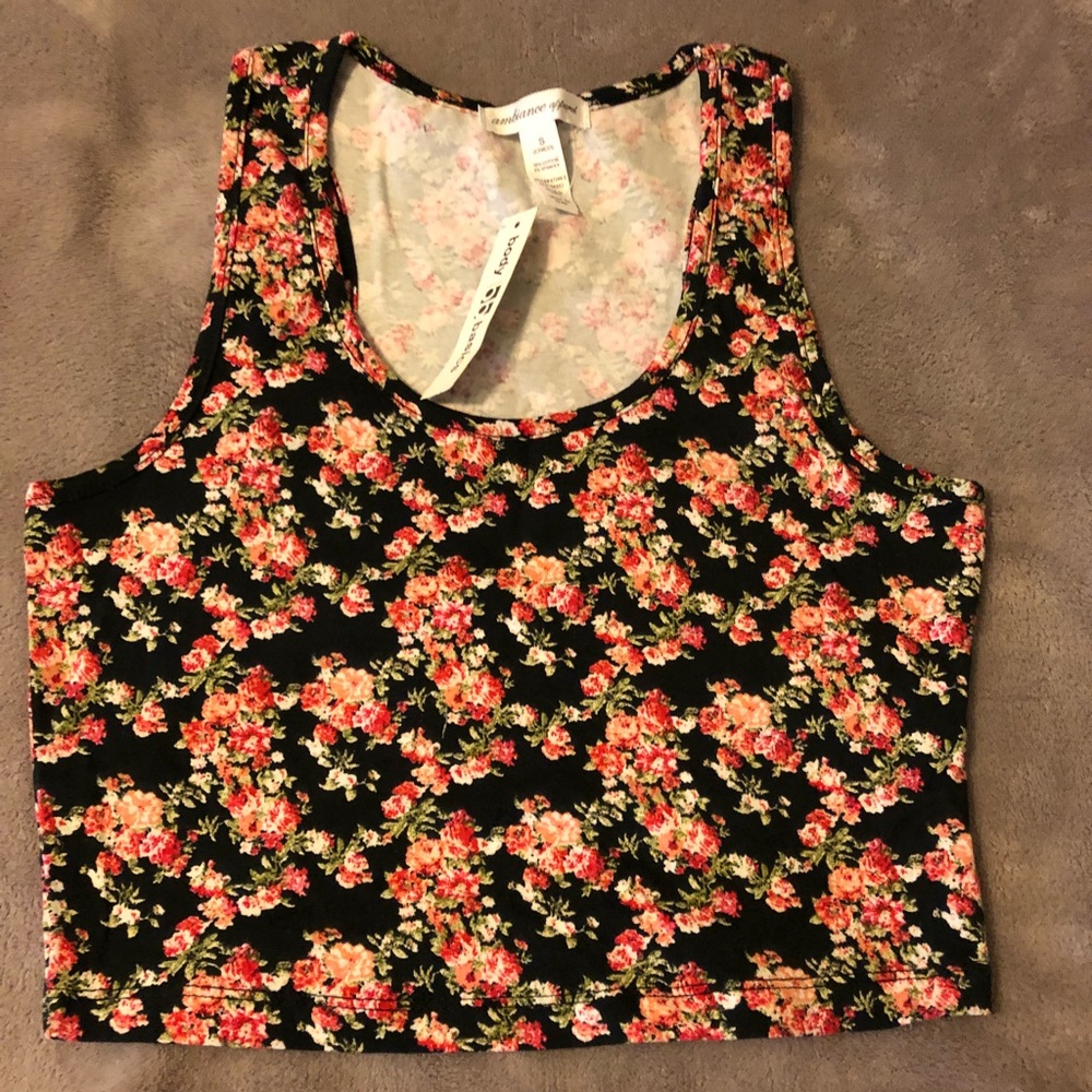 Floral crop top